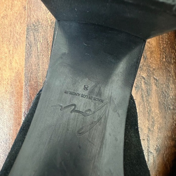 LOU Eva Mule in Black Italian Suede Leather - Picture 10 of 11